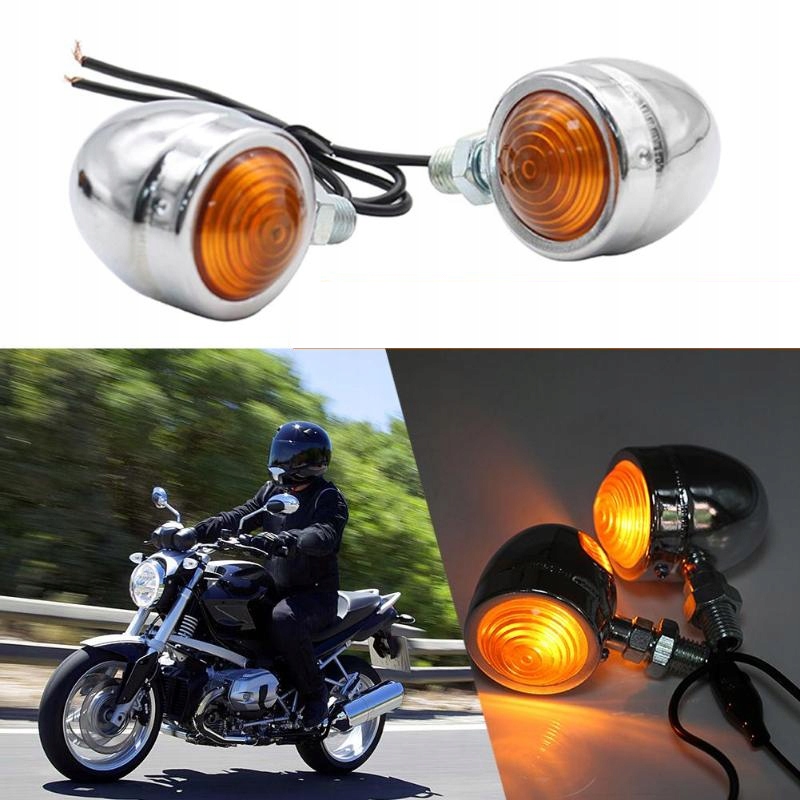 KIERUNKOWSKAZY RETRO CAFE RACER HARLEY CHROM 3,7cm EAN (GTIN) 673122819999