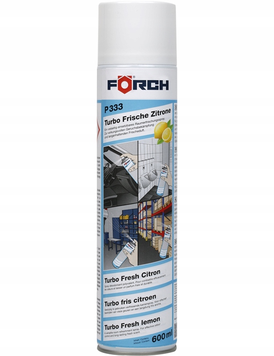 

Forch P333 Turbo Odświeżacz Powietrza Cytryna