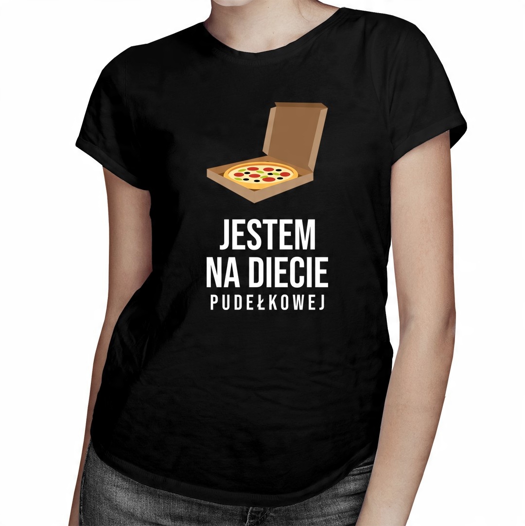 

Jestem na diecie pudełkowej - koszulka dla niej
