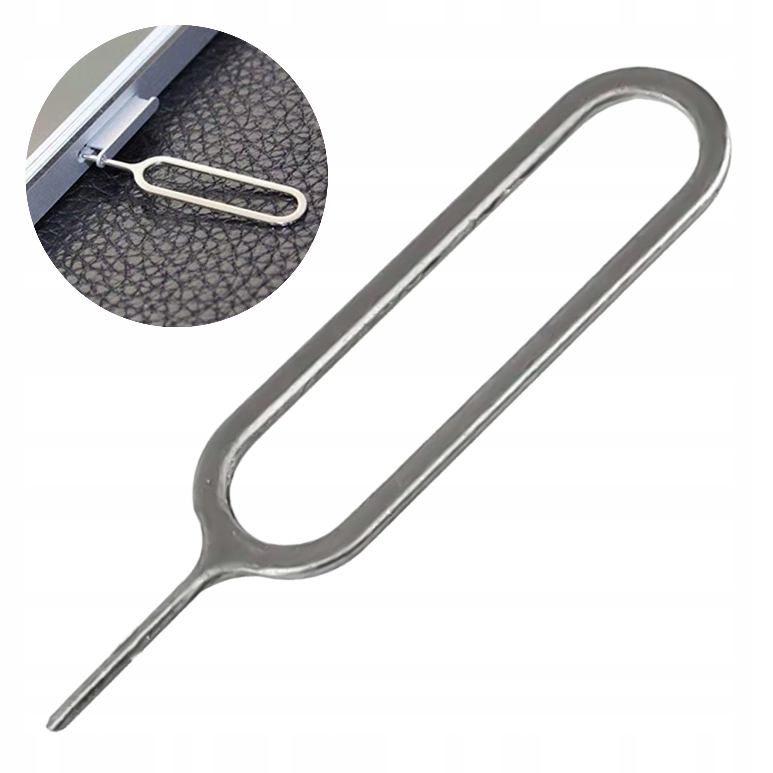 Kluczyk Igła Pin do Wyciągania Tacki karty SIM - Metalowy