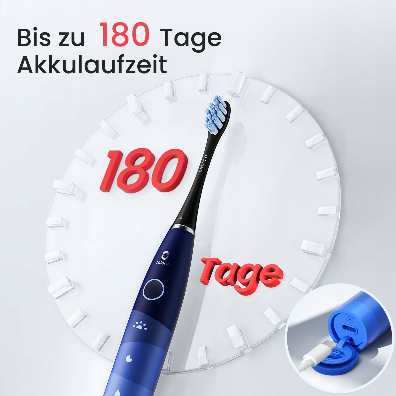 OCLEAN Elektryczna Szczoteczka Soniczna TravelGo Zestaw Podróżny 180 Dni — miniatura 2