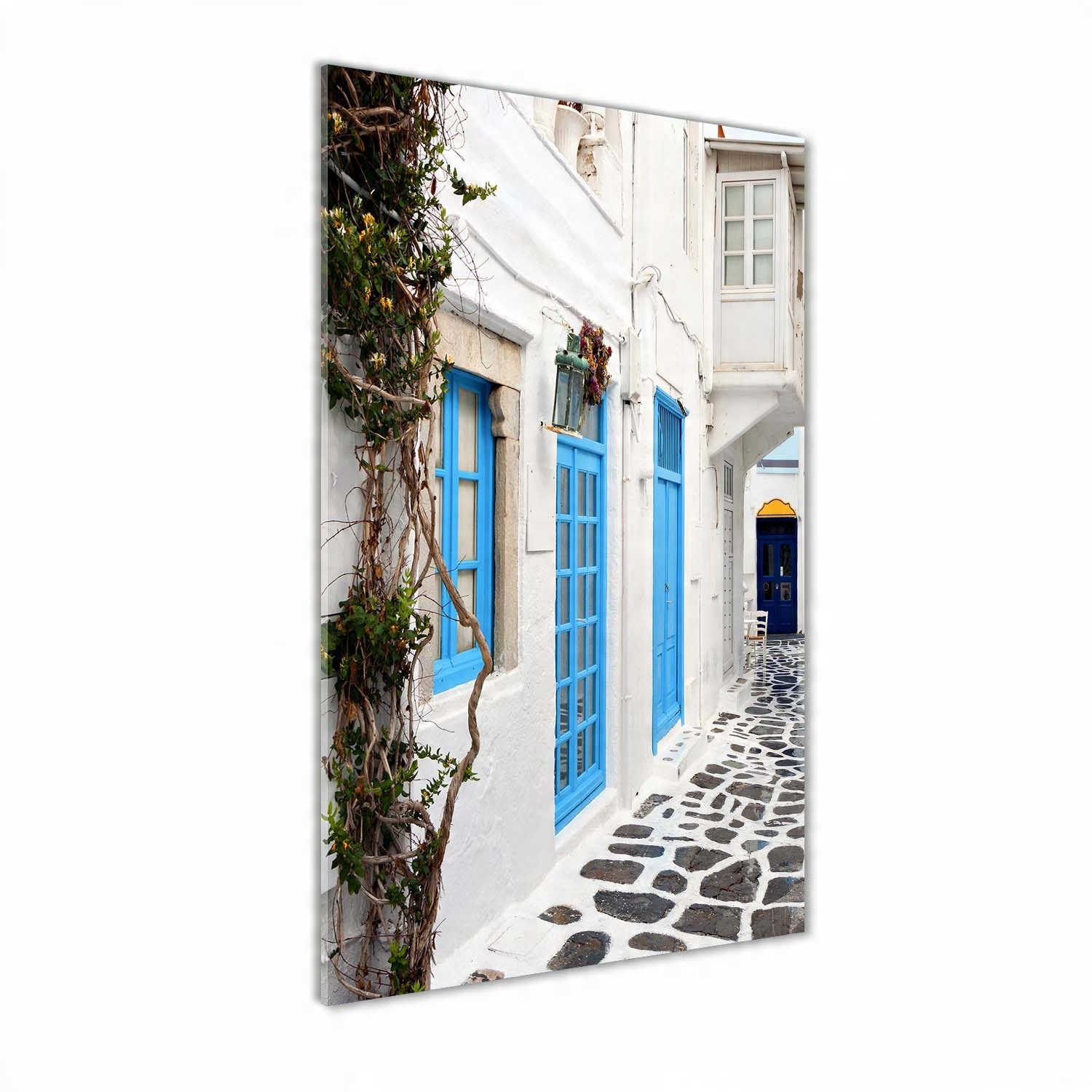 

Foto obraz szkło akrylowe Greckie uliczki 60x120cm