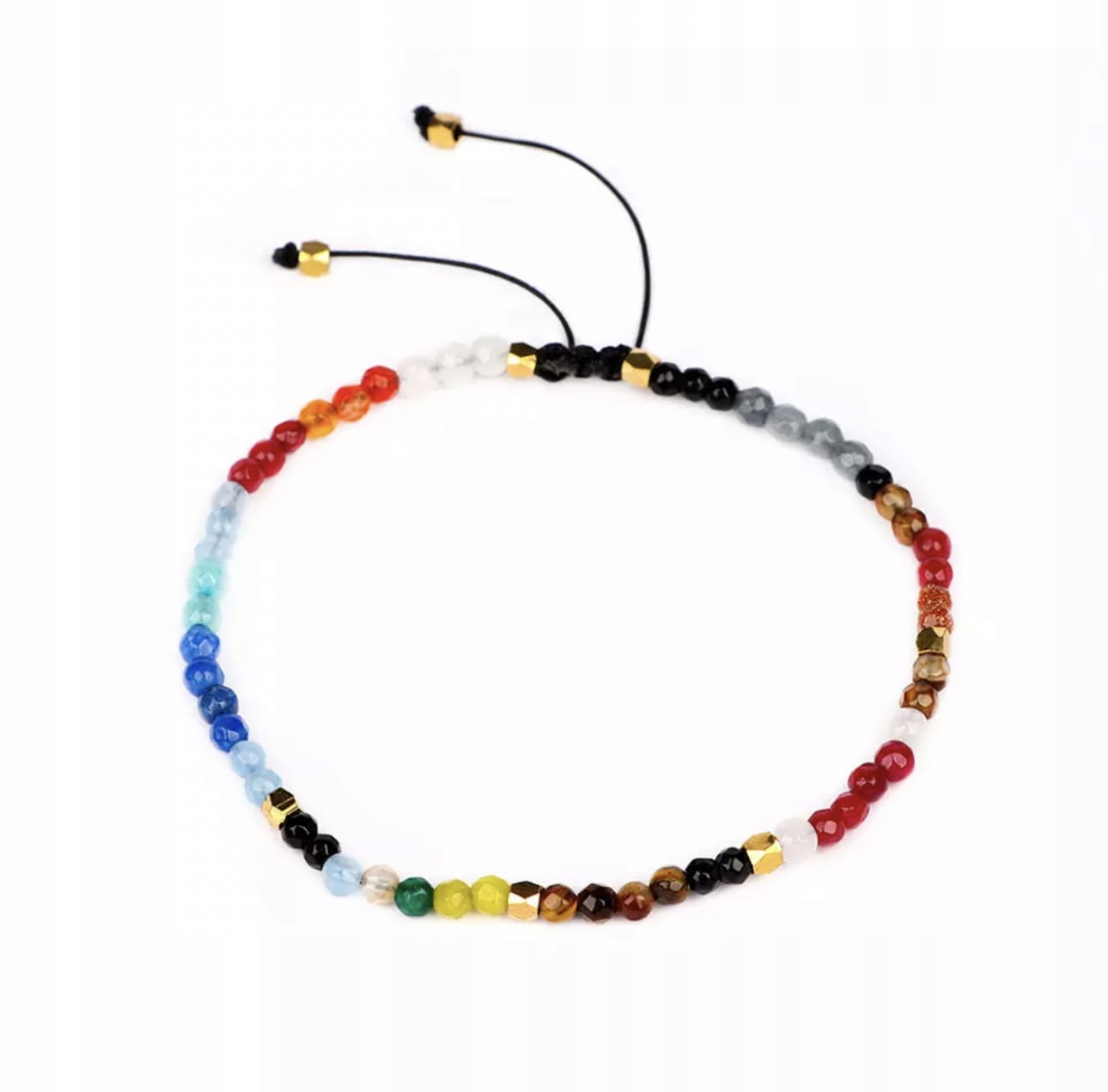 

Bransoletka koraliki kolorowa amulet 7 czakr Yoga