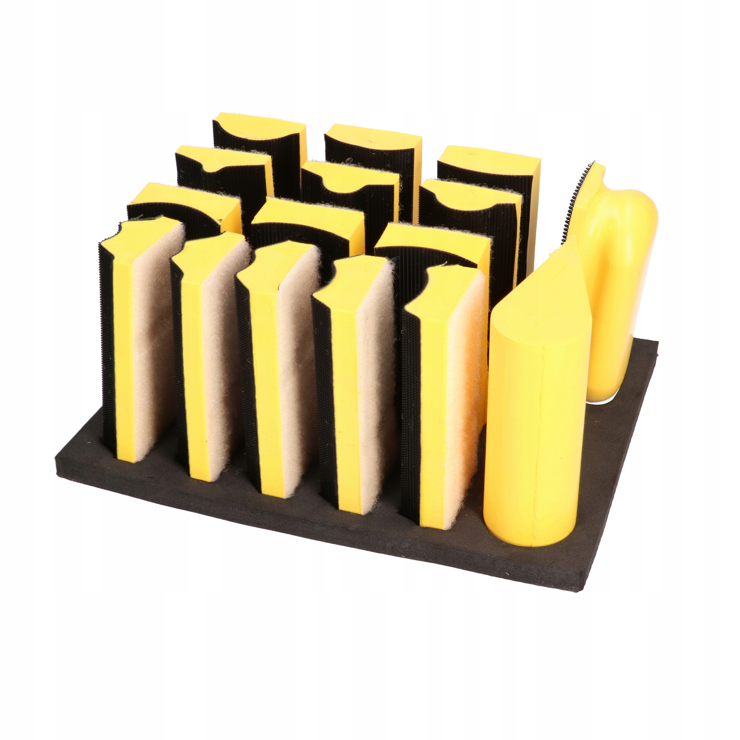 Sada Brúsnych Blokov Na Suchý Zips 16 Prvkov