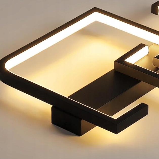 LAMPA LED KWADRAT SUFITOWA PLAFON LED + PILOT Zasilanie sieciowe