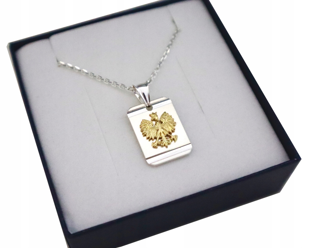 

Zawieszka z łańcuszkiem Orzeł Srebro925+opakowanie