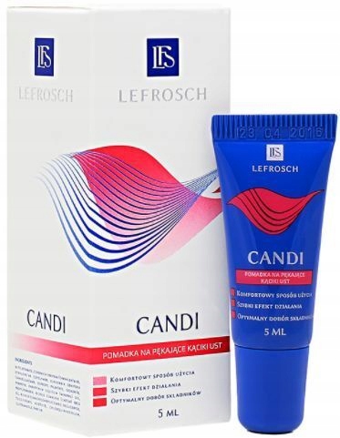 Lefrosch Candi, pomadka na zajady z apteki, 5 ml