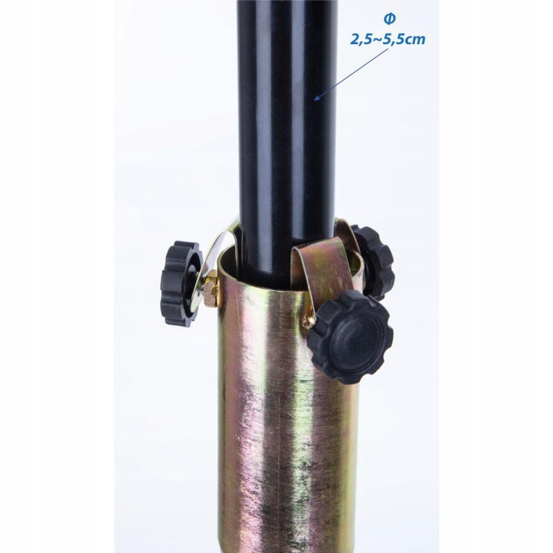 BAZA MOCOWANIE DO PARASOLA METALOWA WKRĘCANA 1032887 Średnica 6.5 cm