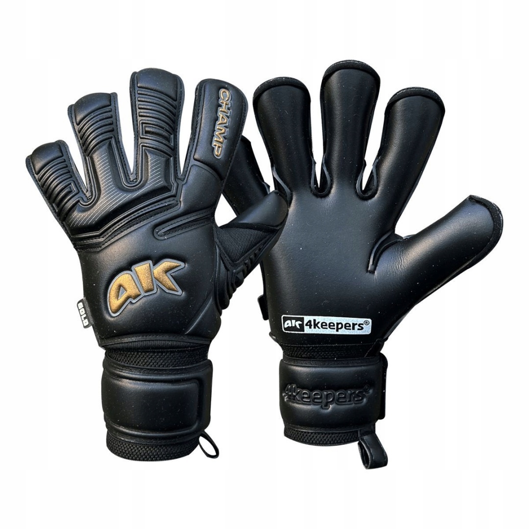 Rękawice Bramkarskie 4KEEPERS Champ Gold Black VII Roll Finger RF2G R. 9,5