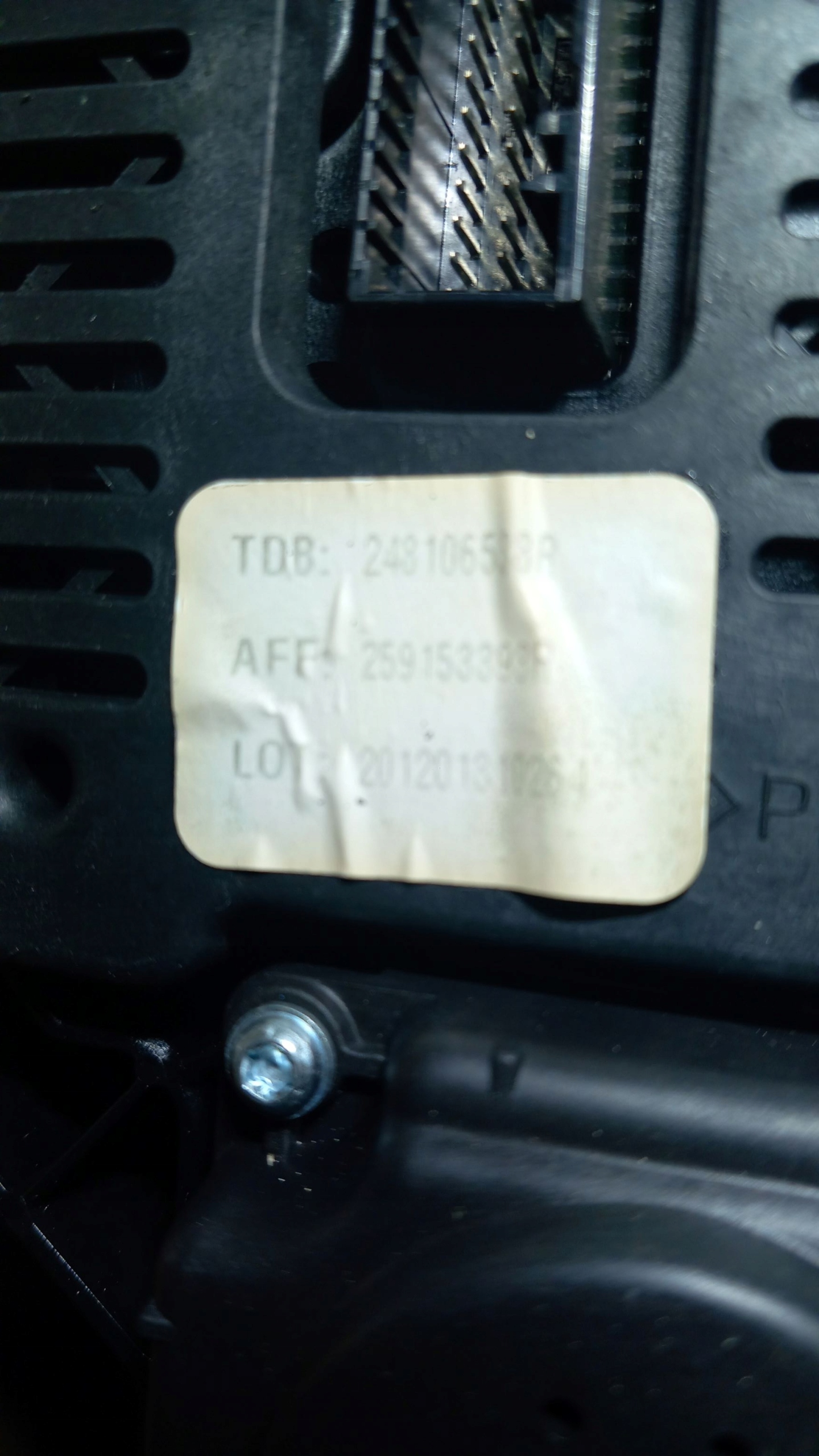 renault SCENIC III комплект 281153266R