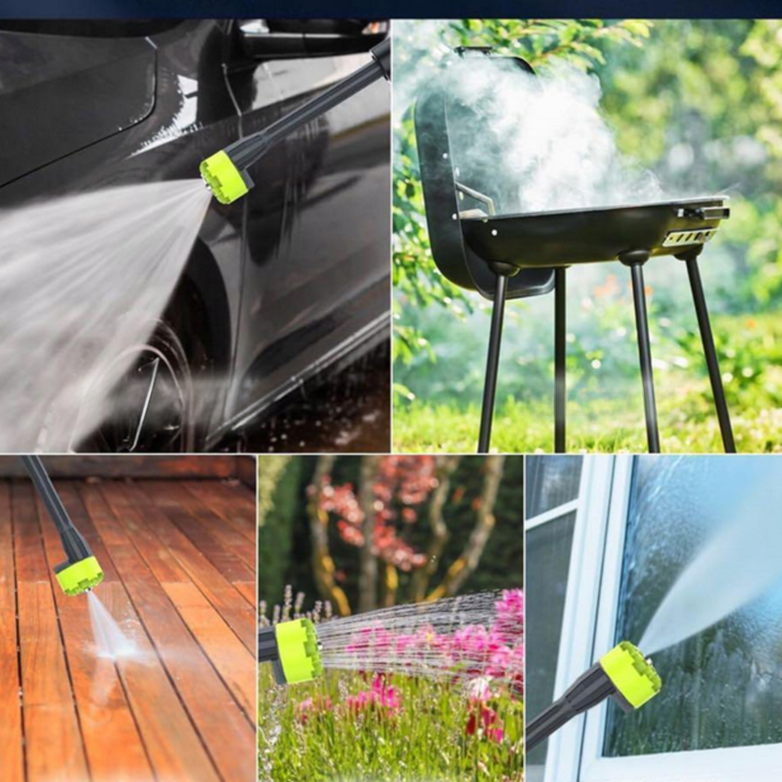 MYJKA CIŚNIENIOWA AKUMULATOROWA BEZPRZEWODOWA 48V 30 BAR 200W ZESTAW Waga urządzenia 2 kg