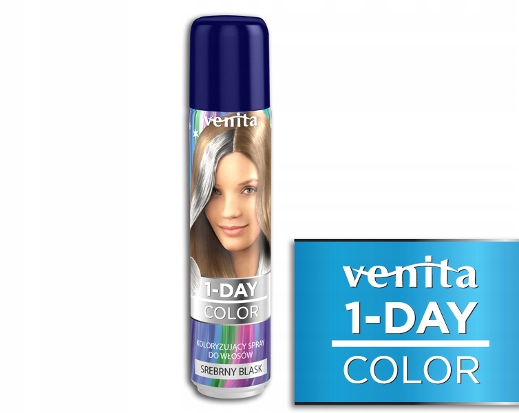 

Venita Spray 1-DAY Color srebrny blask