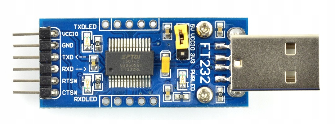 Konwerter USB-UART FTDI FT232RL - wtyk USB Producent WaveShare