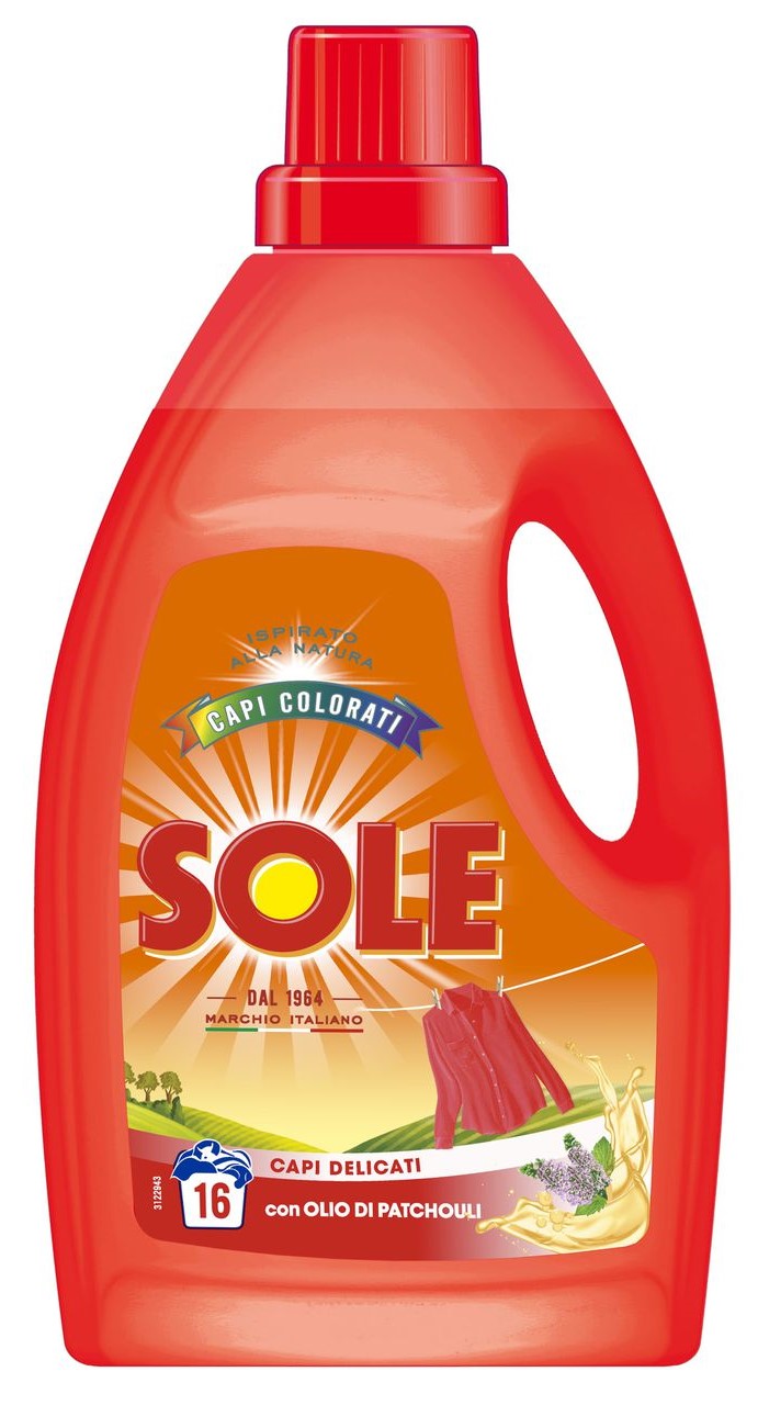 

Sole Płyn do prania kolorów Ochrona kolorów 1L
