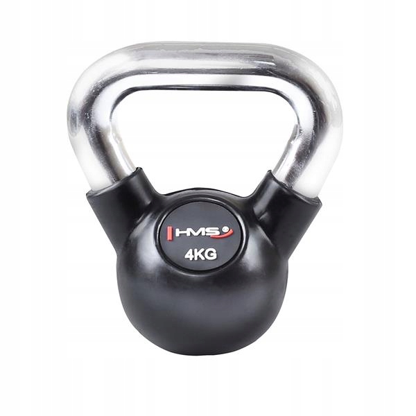 

Kettlebell 4 Kg Żeliwny Hms KGC04 Chrom Ogumowany