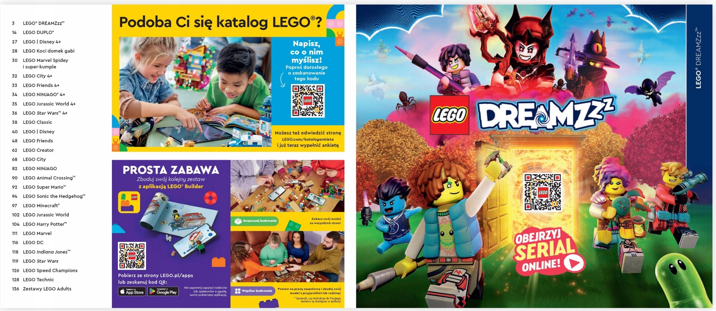 LEGO Katalog 2024 czerwiec - grudzień 140 stron Marka LEGO