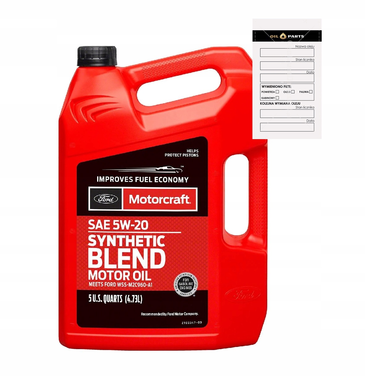 Motorcraft 5W20 Blend 4,73L Ford Lincoln Mercury