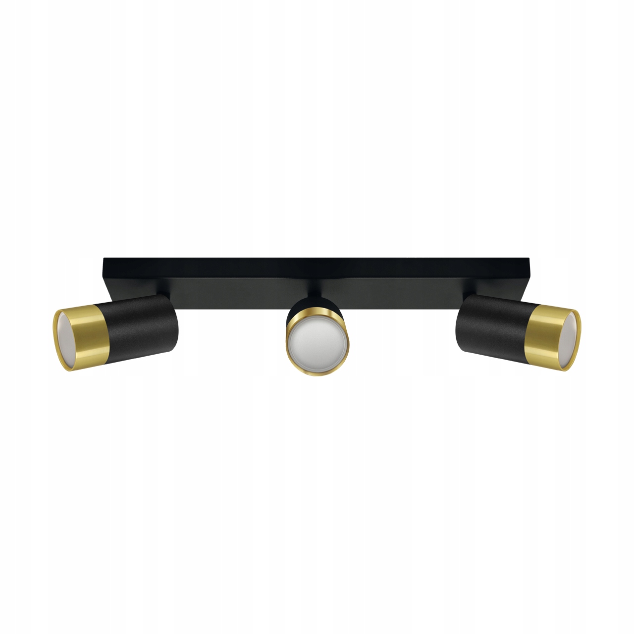 Nástěnné a stropní svítidlo spot Puzon Spt GU10 3 žárovky černé/zlaté