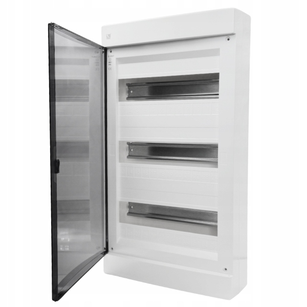 Rozdzielnica Modułowa Natynkowa Biała 36 Modułów 3x12 IP40 Pawbol C.1336-P