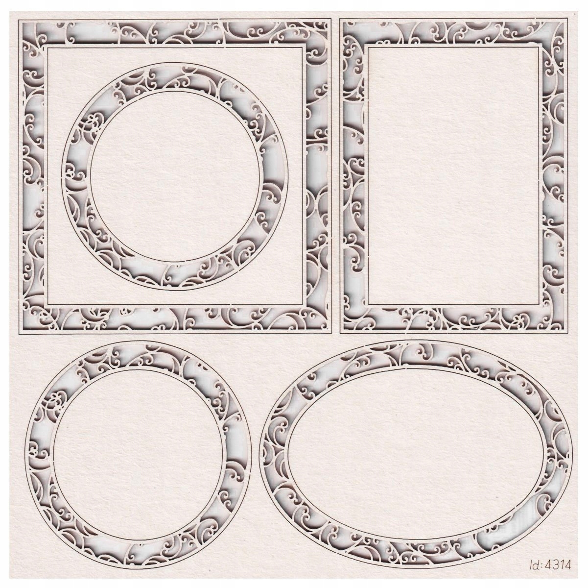 Monograce - 5 frames - 5 ramek