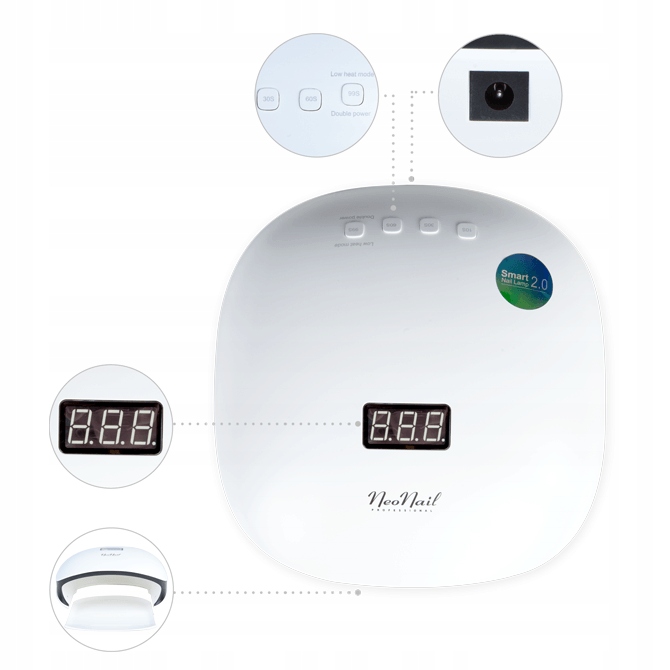 Neonail Led Uv lampa na nehty 36W/48 LCD displej