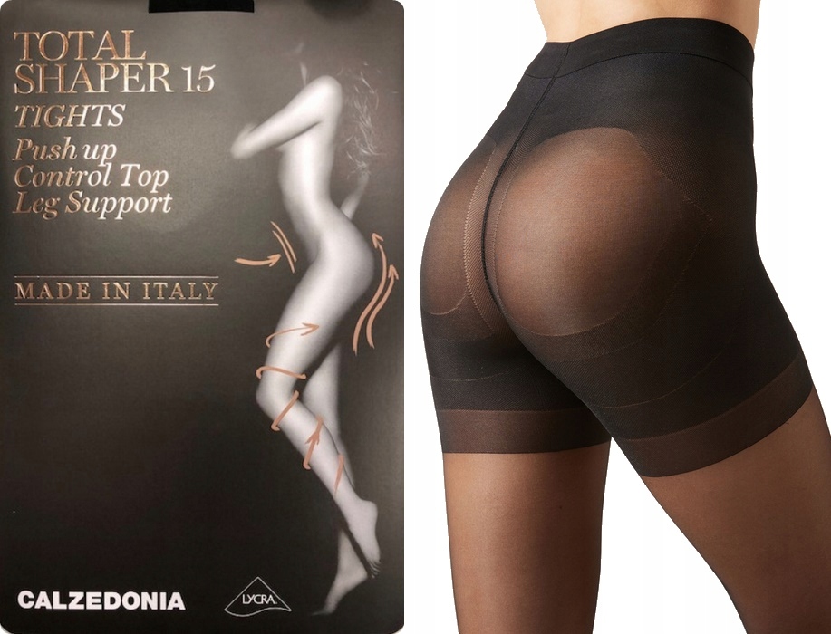 Control Top Tights Calzedonia 15 Den Rajstopy Gładkie Calzedonia