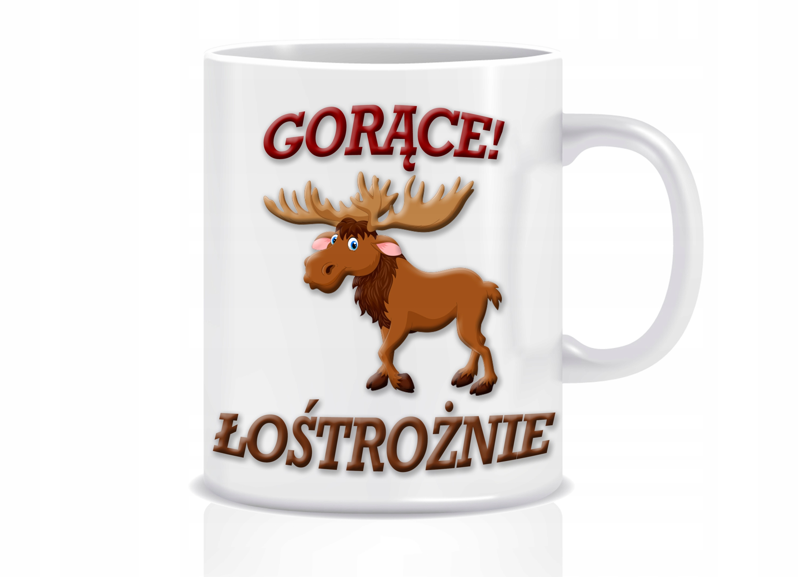 

Kubek Gorące Łośtrożnie Kartonik Imię
