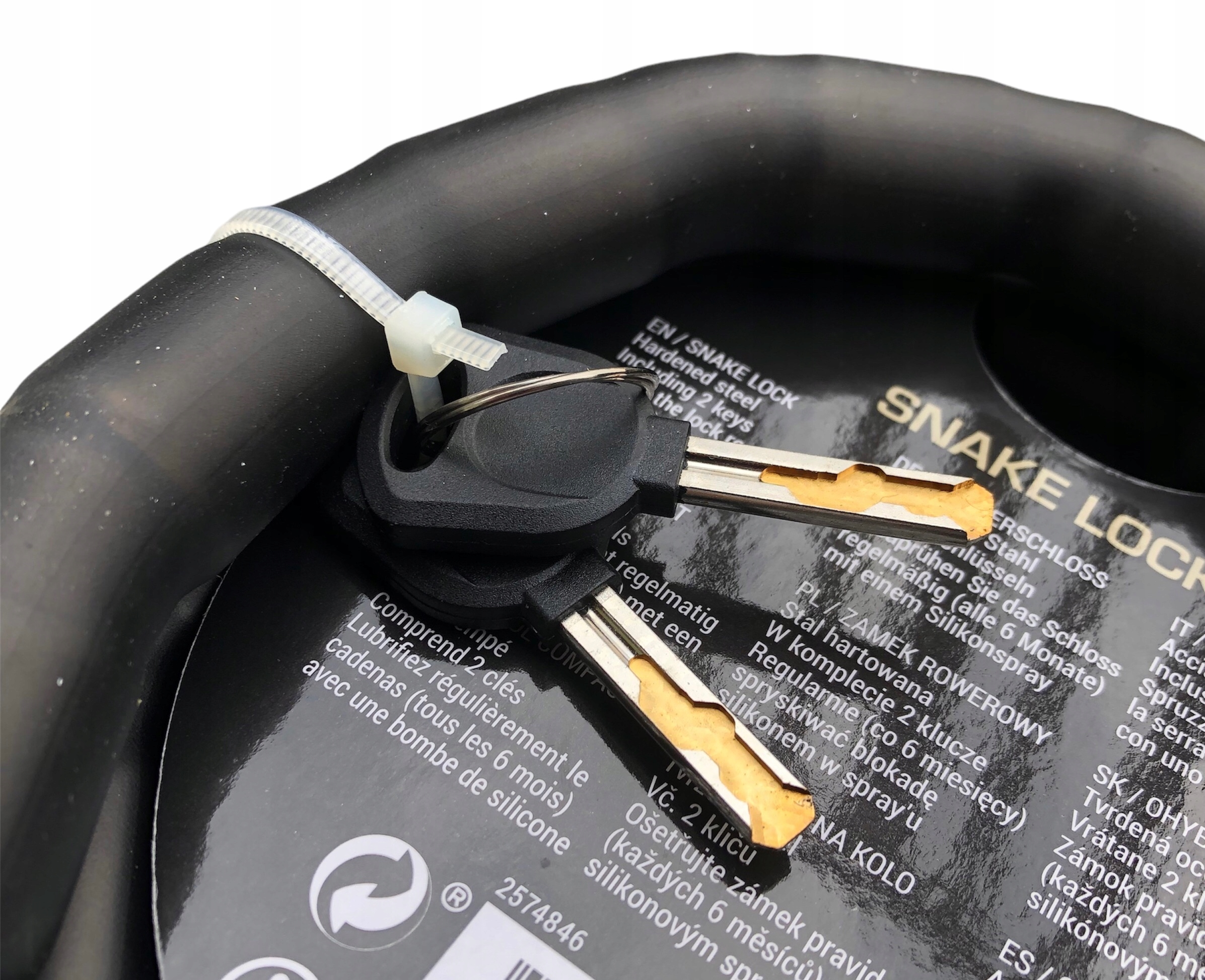 ZAPIĘCIE NA ROWER BLOKADA SKUTER MOTOCYKL ŁAŃCUCH Kod producenta 8718964062010