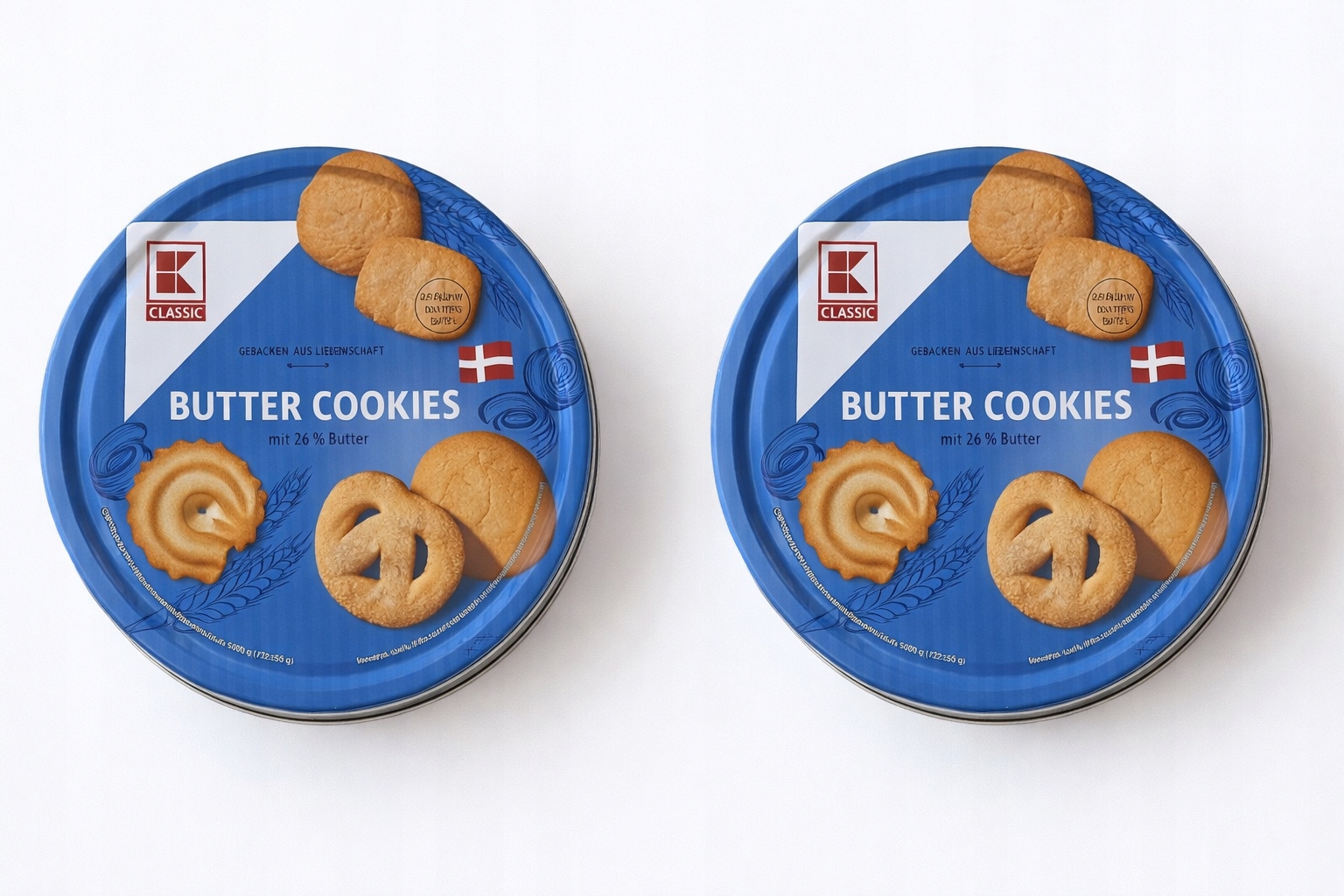 Ciastka Maślane Oryginalne Kruche w puszce Cookies Duńskie z NIEMIEC1kg