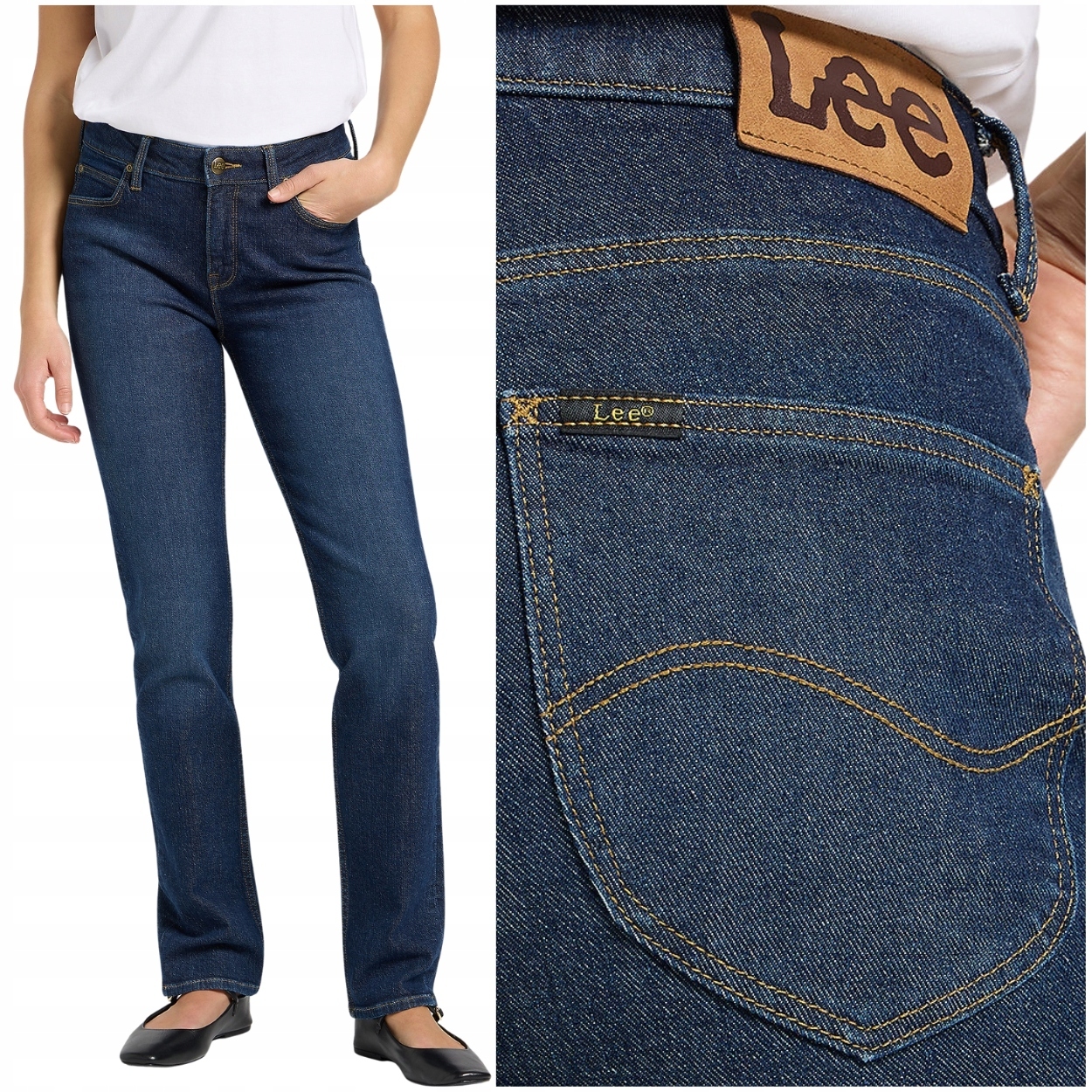 Lee Elly slim Softened dámské přiléhavé jednoduché džínové kalhoty W26 L33