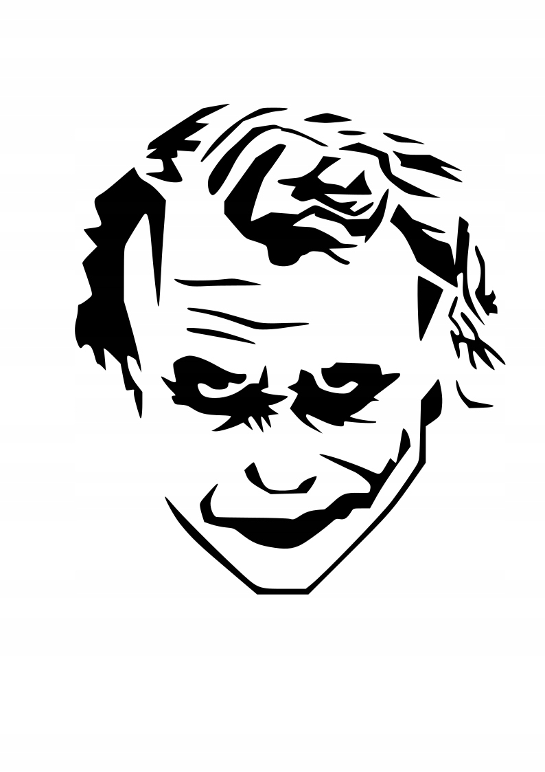 

Naklejka na samochód joker, wlepa 15cm