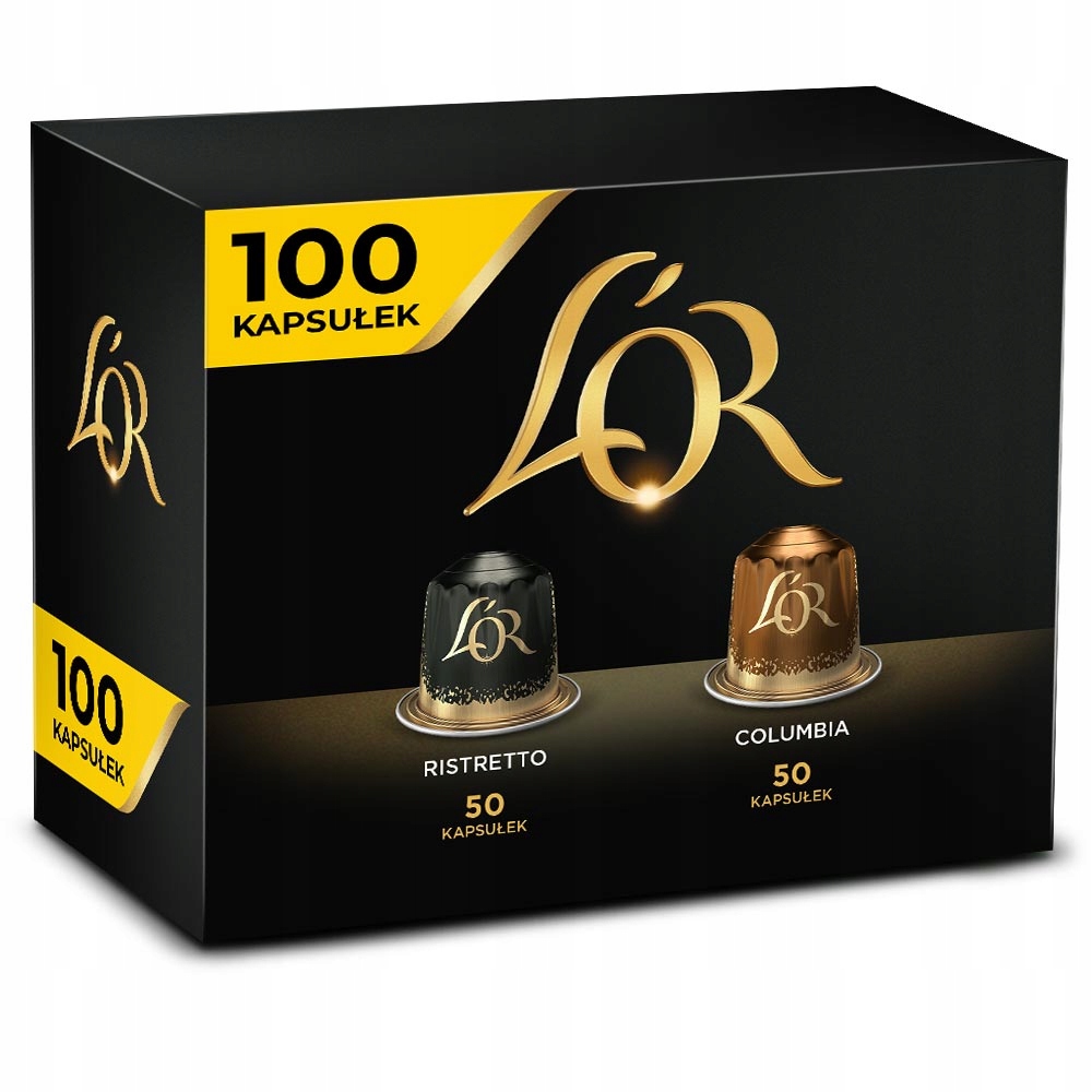 Kapsułki do Nespresso L'or Colombia 50 szt Ristretto 50 sztuk 100 szt.