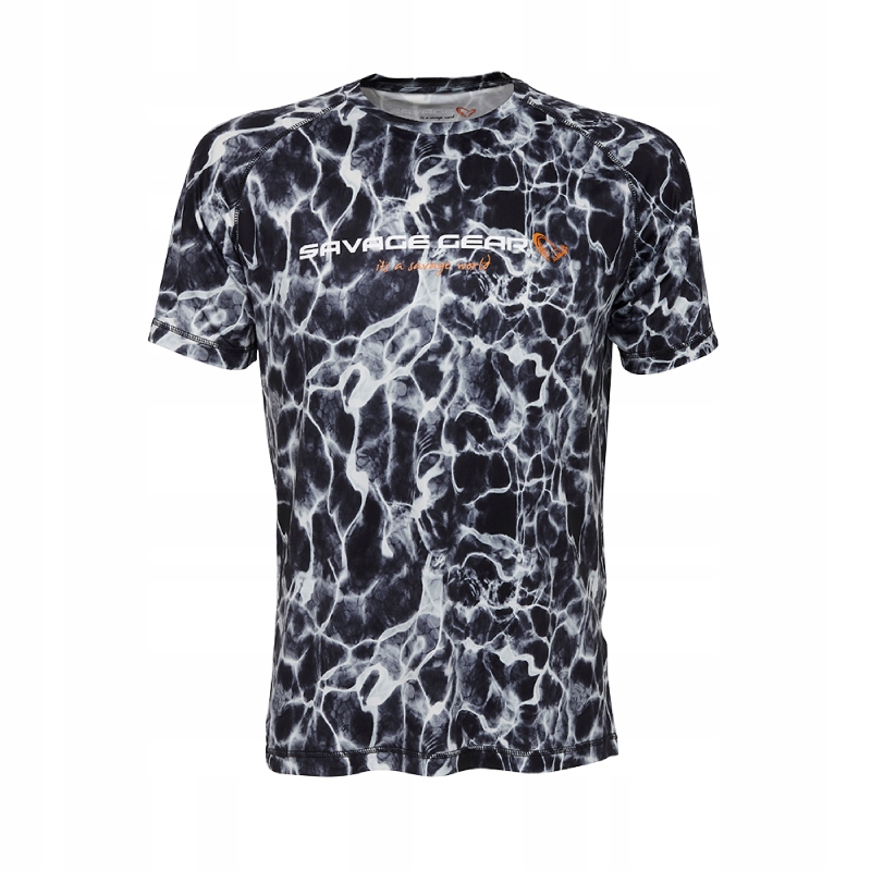Tričko Savage Gear Night Uv Tričko Watherprint XL