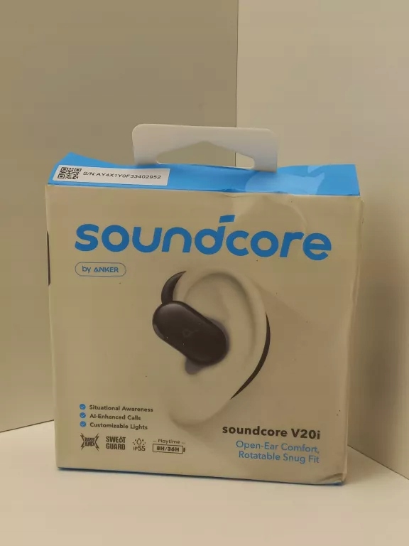 Anker Słuchawki Soundcore V20I Bluetooth Open-ear Czarne