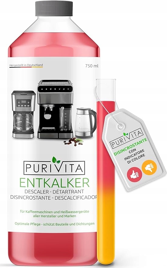 Purivita - Uniwersalny Płyn do usuwania kamienia 750 ml bezzapachowy