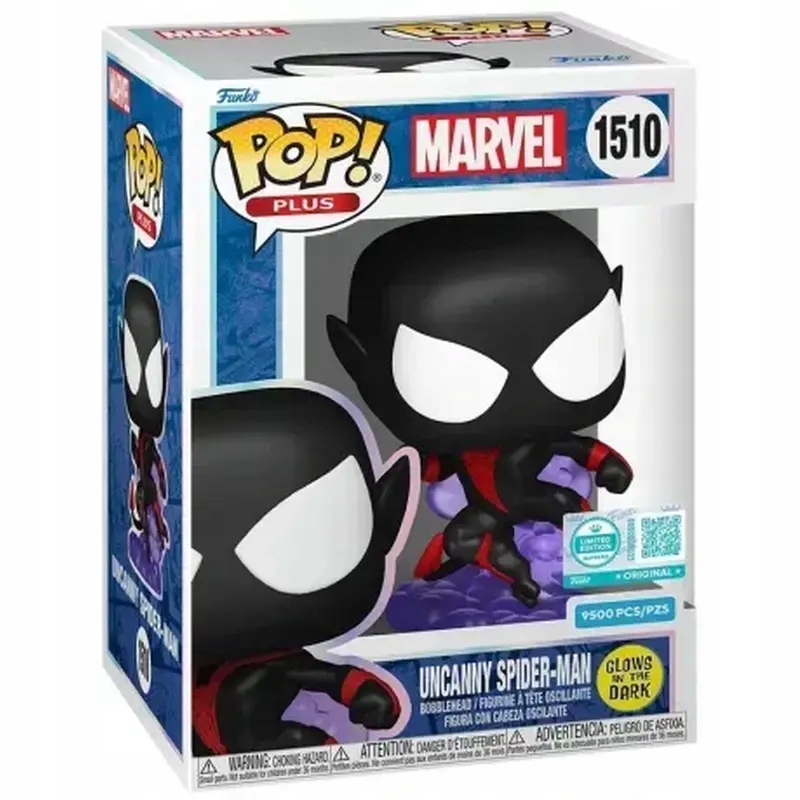 Funko Pop! Uncanny Spiderman (Glow) Plus Le 9500 #1510