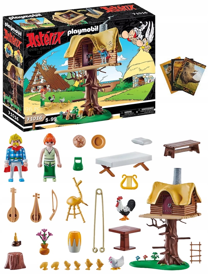 

Playmobil Asterix 71016 Kakofoniks z domkiem