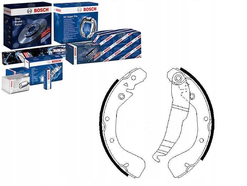 0 986 - ГАЛЬМІВНІ КОЛОДКИ OPEL ASTRA УНІВЕРСАЛ BOSCH