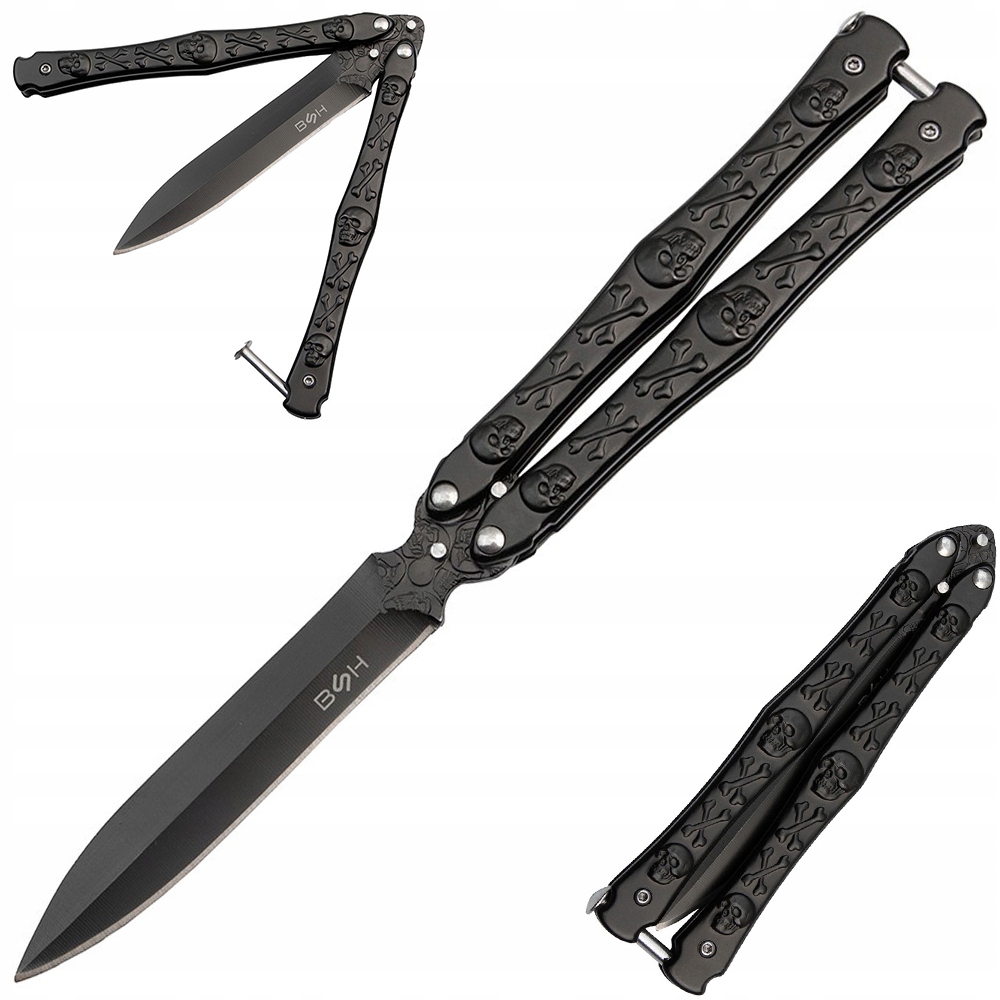 

Nóż Motylek Butterfly Balisong Składany Motylkowy