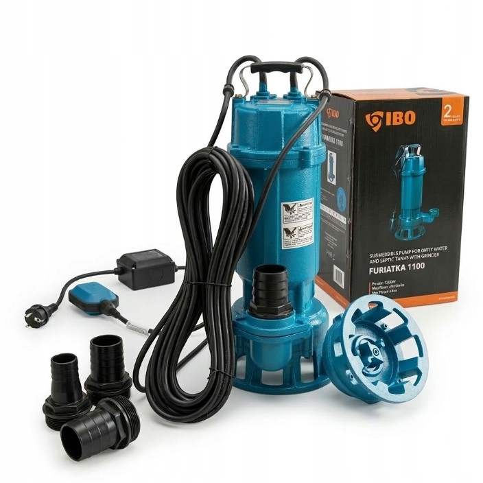 Pompa do Szamba Ibo Furiatka 1100 Rozdrabniacz Żeliwna