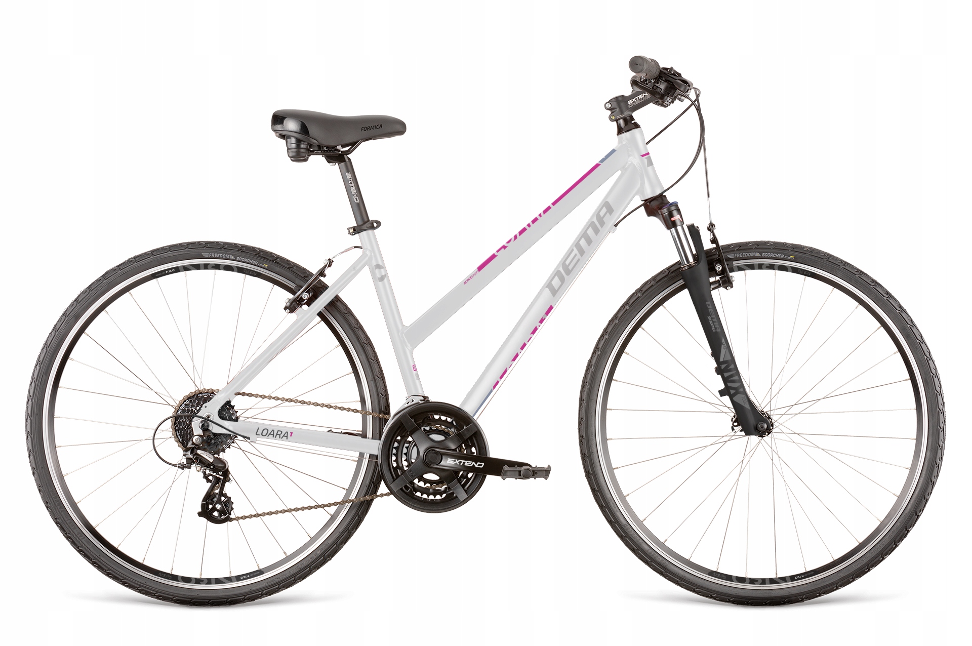 Dema Loara 1 19" M white-magenta