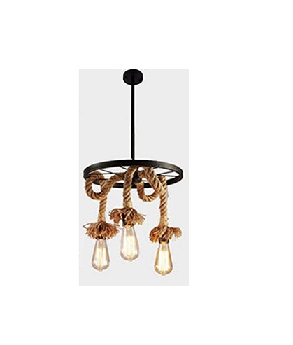 Závesná Lampa Kovová Retro Šnúra (5)