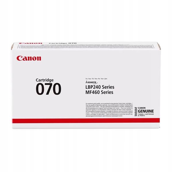 Originální černý toner Canon i-SENSYS LBP240, řada MF460 (CRG070, CRG-07)
