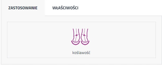 MAZBIT WKŁADKI PROFILOWANE SUPINUJĄCE NA KOŚLAWOŚĆ STĘPU 10mm - 6123 R33/34 Kod producenta MK437