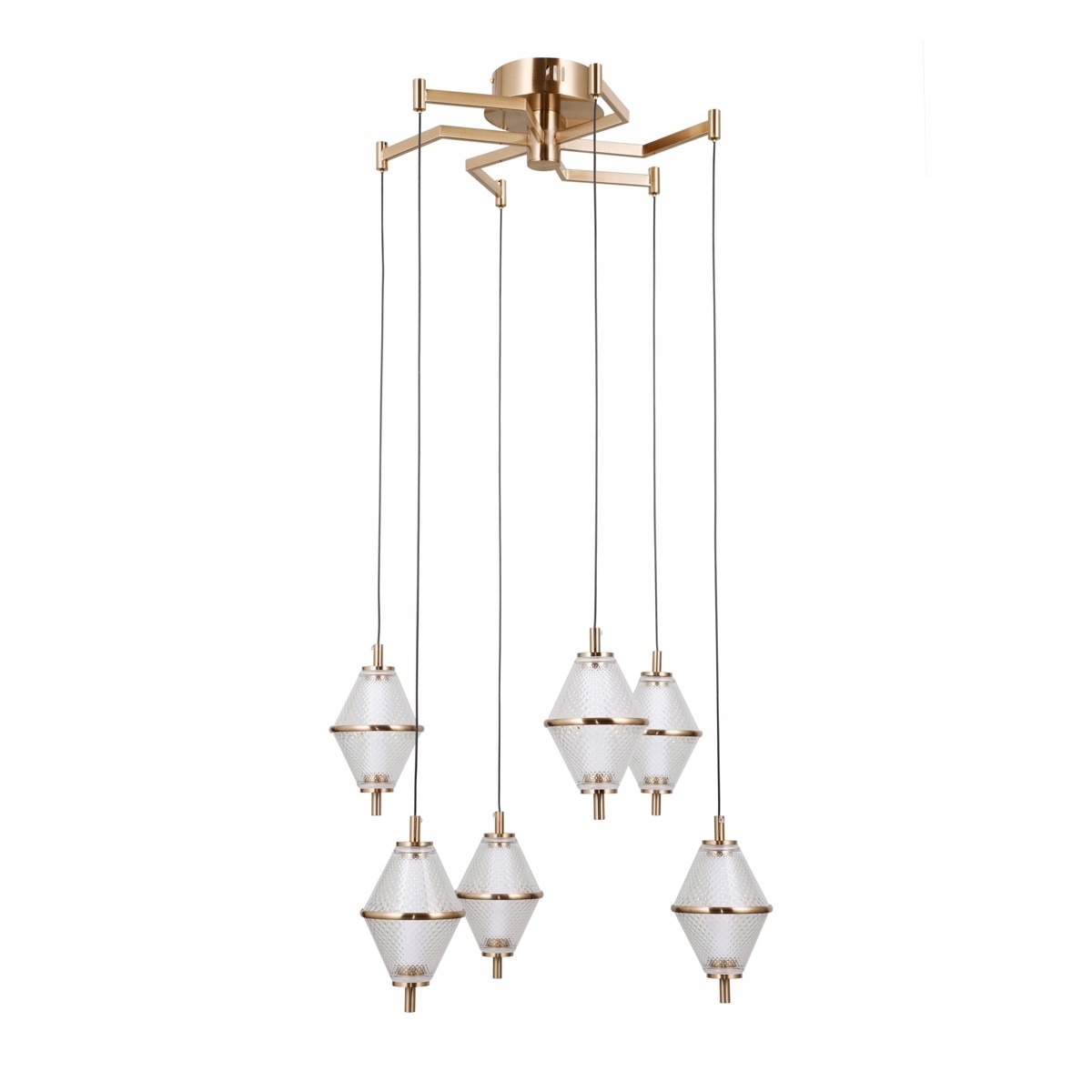 Fuente PND-34395-6-HBR Štýlová závesná lampa