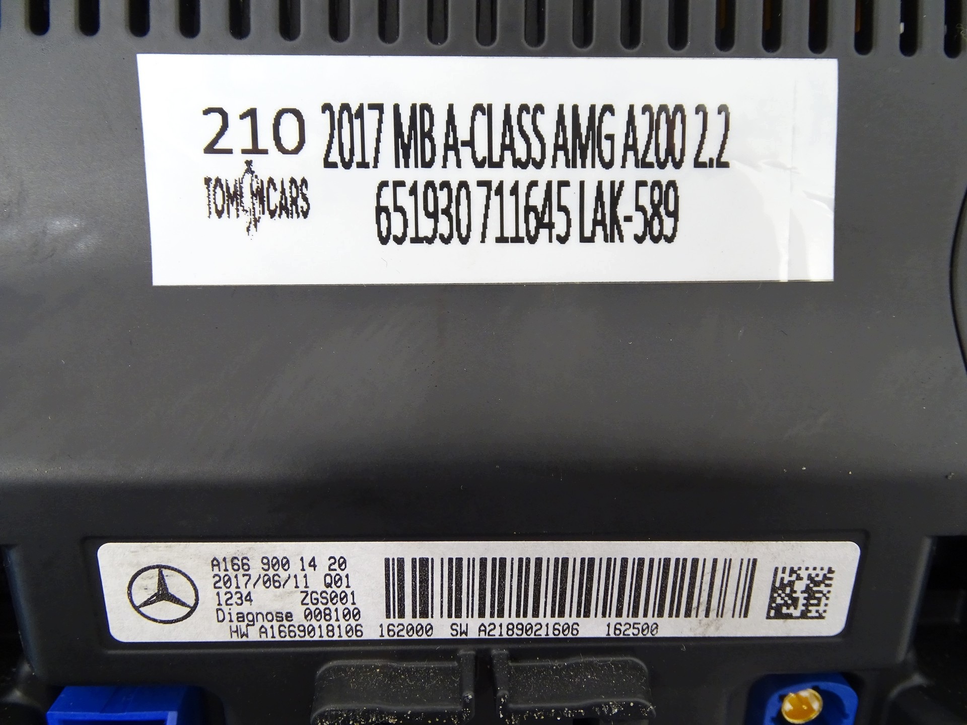 EKRAN display MERCEDES AMG A200 A1669001420