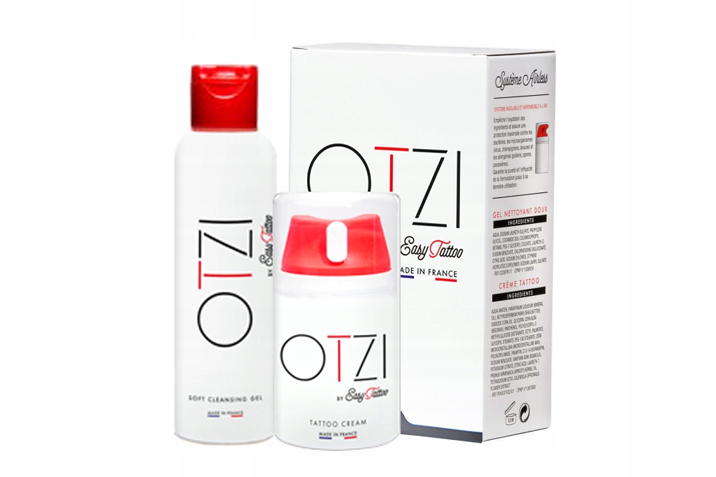 Zestaw do tatuażu OTZI by Easy Tattoo KREM 50 ml + ŻEL czyszczący 125 ml