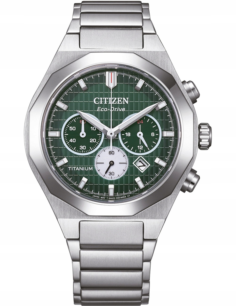 Zegarek męski Citizen Super-Titanium Zenshin Eco-Drive Chrono CA4691-59X