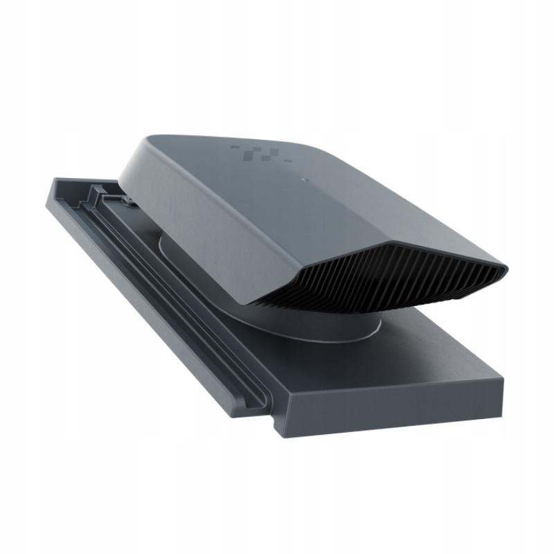 Ventilační střešní ventilátor Creaton Domino Břidlice Glazura