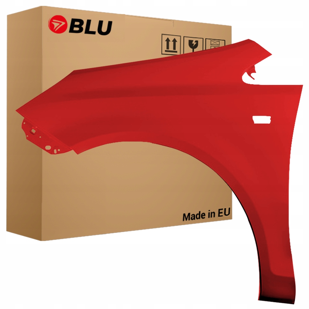 Blu Blatník Opel Corsa D Z547 levý červený 06-14 přední pozink MagmaRot